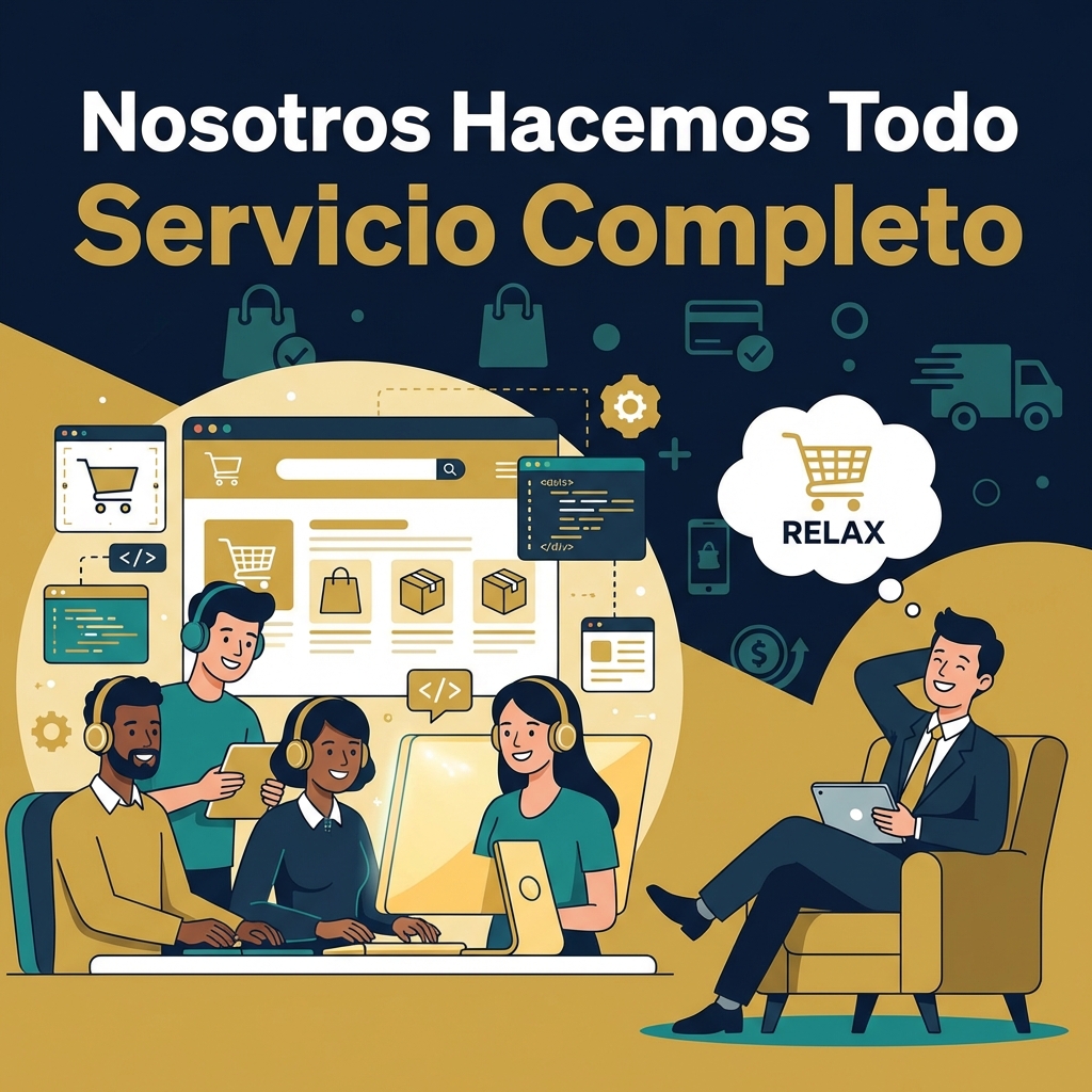 Tienda Online sin Conocimientos Técnicos - Servicio Completo