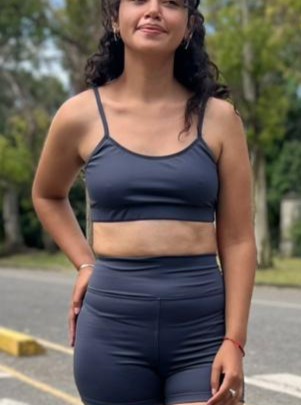 Top Impulso Gris Oscuro